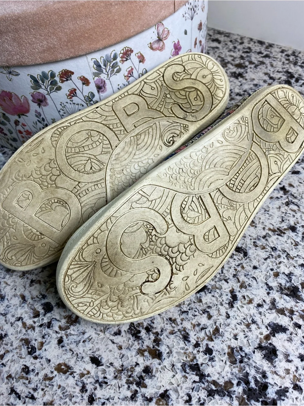 BOBS From SKECHERS Beach Bingo - Rovers Rally Slip On Sneakers 7.5